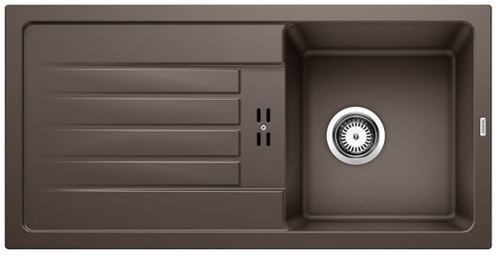 Blanco Favum 45 S Silgranit PuraDur II zlewozmywak granitowy 1 komora z ociekaczem kolor kawowy 524232