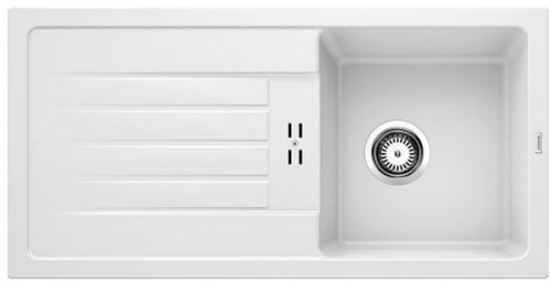 Blanco Favum 45 S Silgranit PuraDur II zlewozmywak granitowy 1 komora z ociekaczem kolor biały 524229