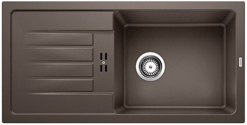 Blanco Favum XL 6 S Silgranit PuraDur II zlewozmywak granitowy 1 komora z ociekaczem kolor kawowy 524238