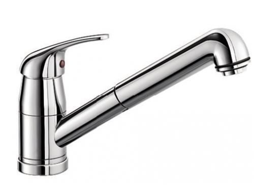 Blanco Daras-S-F bateria zlewozmywakowa podokienna z wyciąganą wylewką chrom 521752