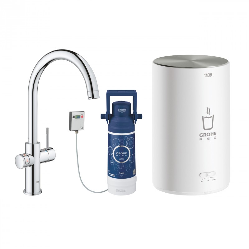 Grohe Red Duo wylewka i bojler w rozmiarze M chrom 30083001