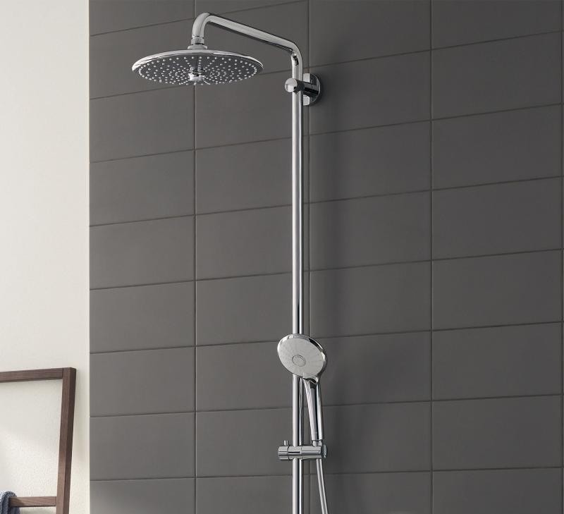 Grohe Euphoria System SmartControl 260 Mono zestaw wannowo-prysznicowy termostatyczny z deszczownicą 26 cm chrom 26510000