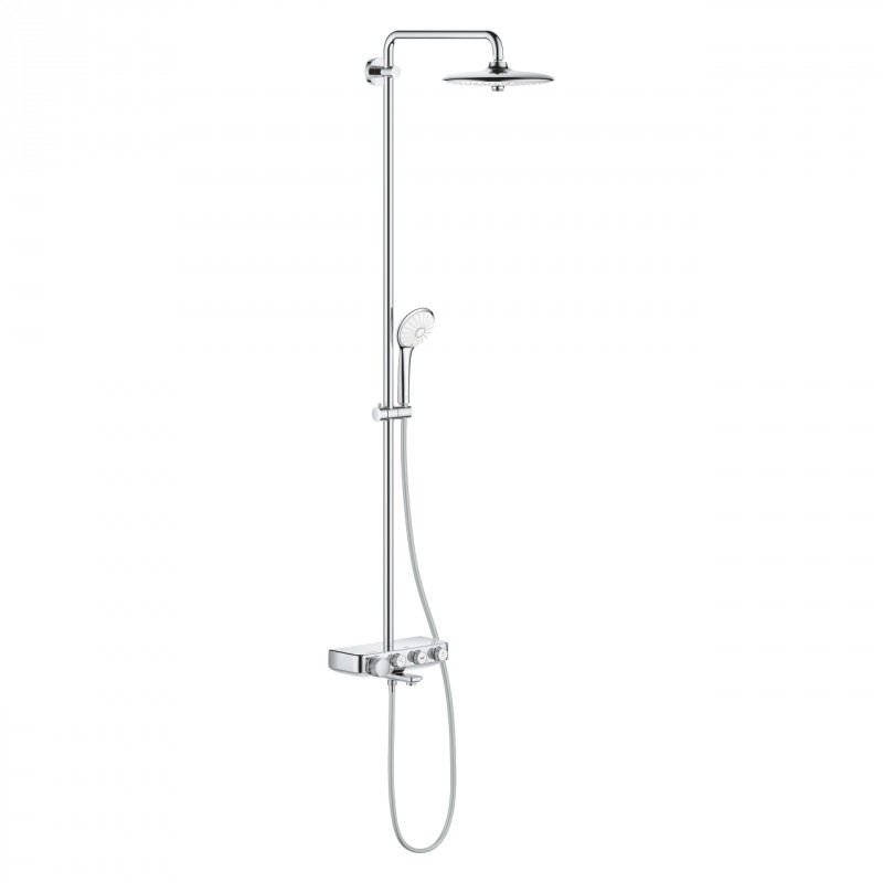Grohe Euphoria System SmartControl 260 Mono zestaw wannowo-prysznicowy termostatyczny z deszczownicą 26 cm chrom 26510000