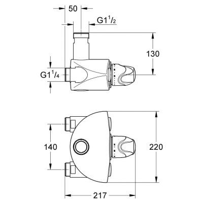 Grohe Grohtherm XL bateria termostatyczna chrom 35085000