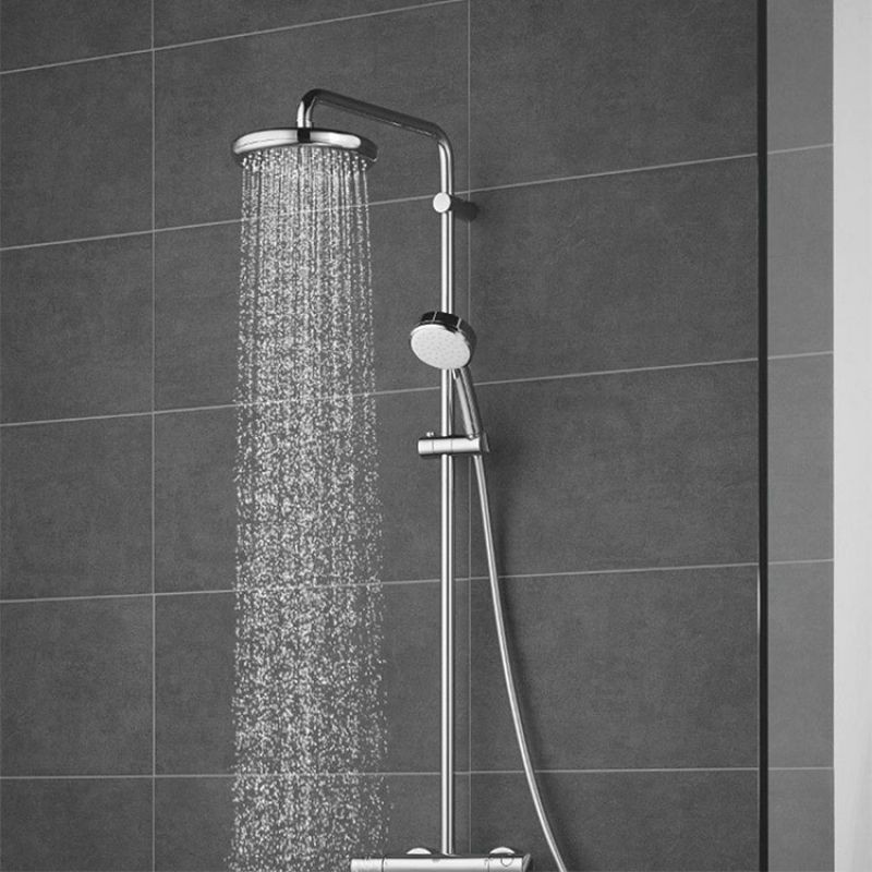 Grohe Tempesta Cosmopolitan System 210 zestaw wannowo-prysznicowy termostatyczny z deszczownicą chrom 26223001
