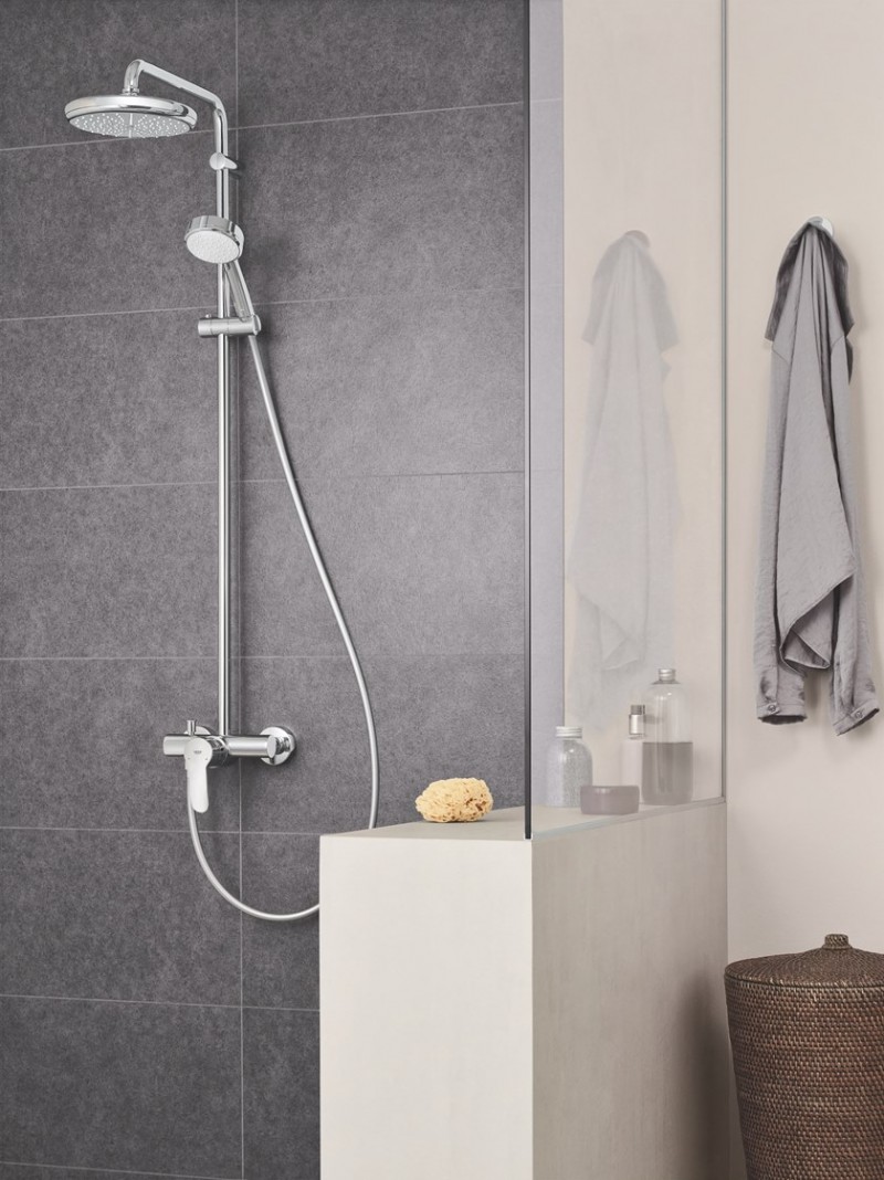 Grohe Tempesta Cosmopolitan System 210 zestaw prysznicowy z deszczownicą chrom 26224001