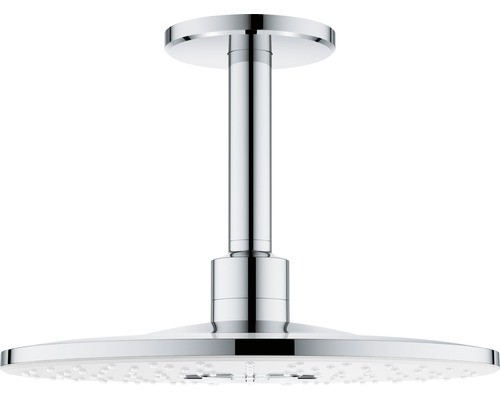 Grohe Rainshower 310 SmartActive deszczownica głowica prysznicowa 31x31 z ramieniem sufitowym moon white 26477LS0