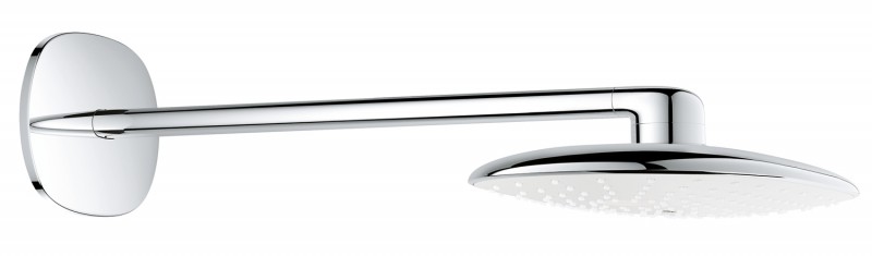 Grohe Rainshower 360 Mono deszczownica głowica prysznicowa 36x22 z ramieniem ściennym moon white 26254LS0