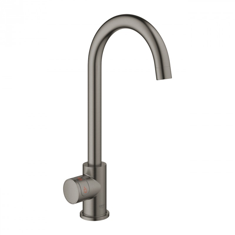 Grohe Red Mono zawór sztorcowy z bojlerem w rozmiarze M grafit szczotkowany brushed hard graphite 30085AL1