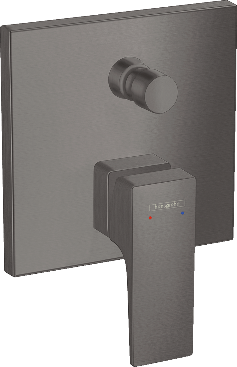 Hansgrohe FinishPlus Metropol bateria wannowa podtynkowa czarny chrom szczotkowany 32545340