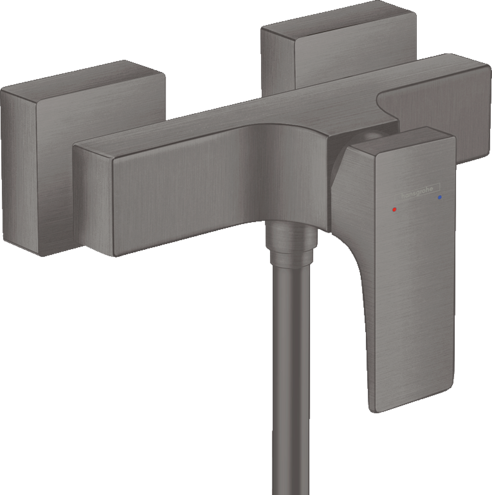 Hansgrohe FinishPlus Metropol bateria prysznicowa natynkowa czarny chrom szczotkowany 32560340