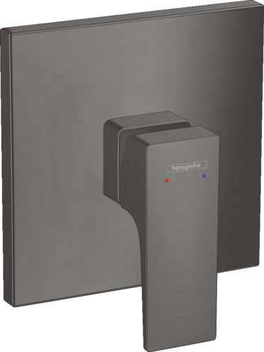 Hansgrohe FinishPlus Metropol bateria prysznicowa podtynkowa czarny chrom szczotkowany 32565340