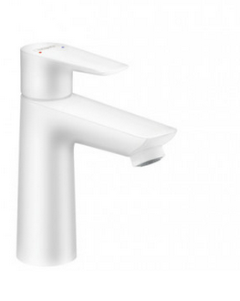 Hansgrohe FinishPlus Talis E bateria umywalkowa 110 z korkiem biały matowy 71710700