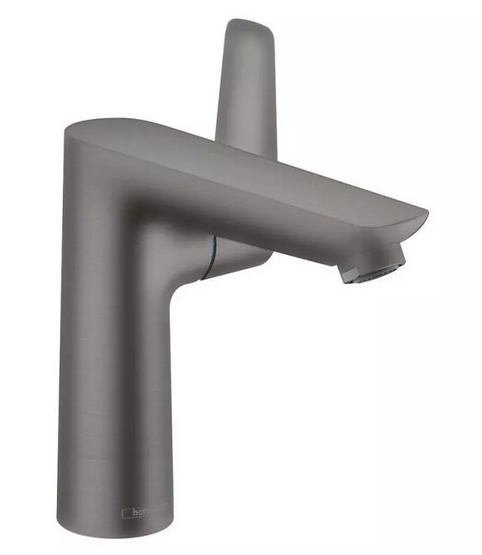 Hansgrohe FinishPlus Talis E bateria umywalkowa 150 z korkiem czarny chrom szczotkowany 71754340