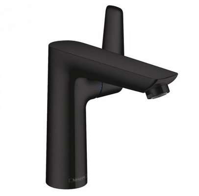 Hansgrohe FinishPlus Talis E bateria umywalkowa 150 z korkiem czarny matowy 71754670
