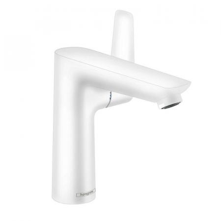 Hansgrohe FinishPlus Talis E bateria umywalkowa 150 z korkiem biały matowy 71754700