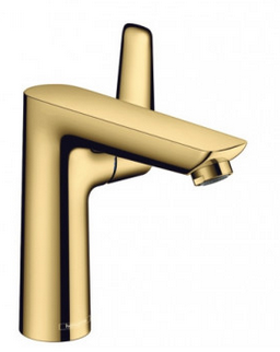 Hansgrohe FinishPlus Talis E bateria umywalkowa 150 z korkiem złoty polerowany 71754990