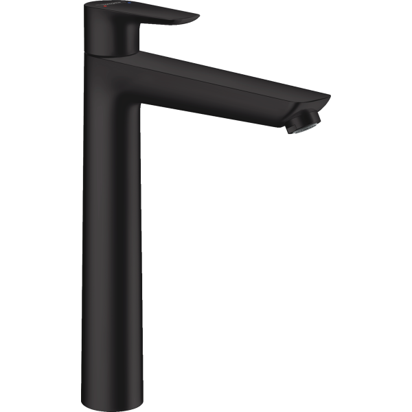 Hansgrohe FinishPlus Talis E bateria umywalkowa 240 z korkiem czarny matowy 71716670