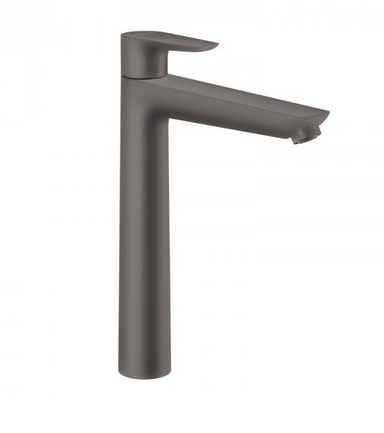 Hansgrohe FinishPlus Talis E bateria umywalkowa 240 z korkiem czarny chrom szczotkowany 71716340