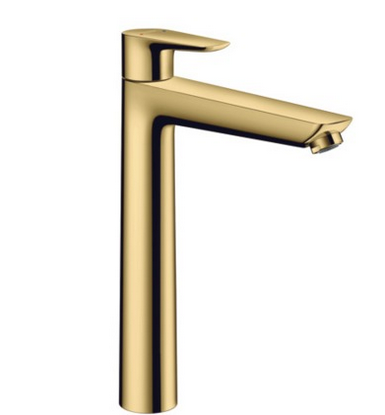 Hansgrohe FinishPlus Talis E bateria umywalkowa 240 z korkiem złoty polerowany 71716990