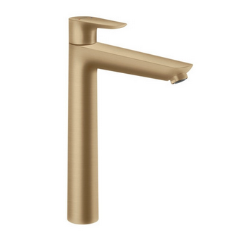 Hansgrohe FinishPlus Talis E bateria umywalkowa 240 z korkiem brąz szczotkowany 71716140