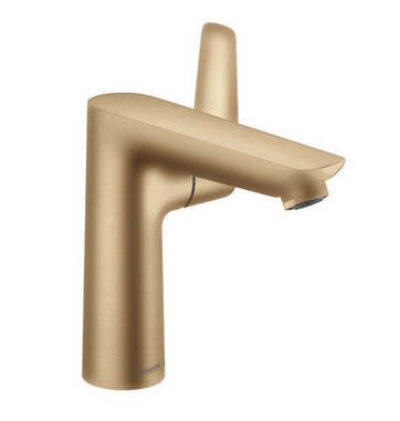 Hansgrohe FinishPlus Talis E bateria umywalkowa 150 z korkiem brąz szczotkowany 71754140