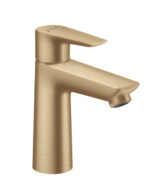 Hansgrohe FinishPlus Talis E bateria umywalkowa 110 CoolStart z korkiem brąz szczotkowany 71713140