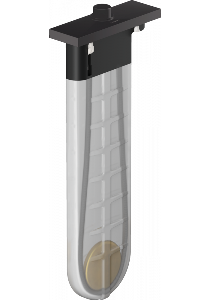 Hansgrohe sBox E zestaw do montażu węża na brzegu wanny czarny matowy 28010670