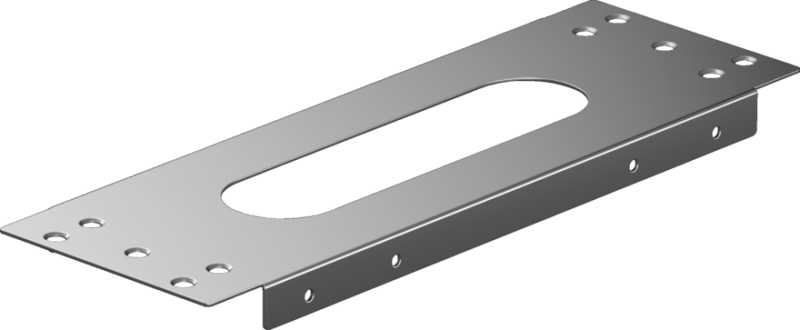 HansgrohesBox Płyta montażowa do instalacji na płytkach 28016000