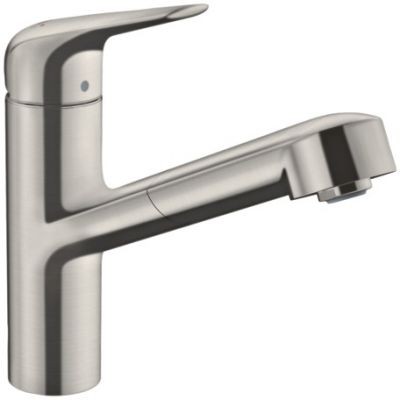 Hansgrohe M42 M427-H150 bateria kuchenna zlewozmywakowa z wyciąganą wylewką stal 71814800