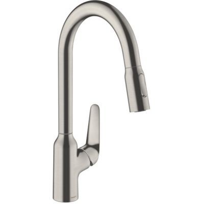 Hansgrohe M42 M429-H220 bateria kuchenna zlewozmywakowa z wyciąganą wylewką stal 71800800