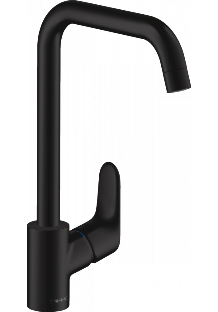 Hansgrohe 260 bateria kuchenna z obracaną wylewką czarny matowy 31820670