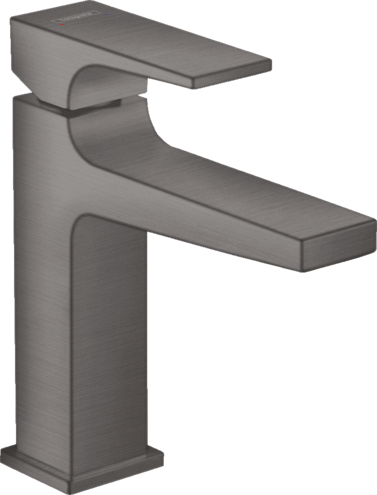 Hansgrohe FinishPlus Metropol 110 bateria umywalkowa z klik-klakiem czarny chrom szczotkowany 32507340
