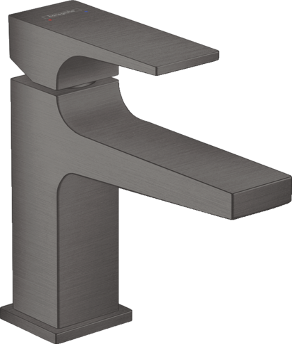 Hansgrohe FinishPlus Metropol 100 bateria umywalkowa z klik-klakiem czarny chrom szczotkowany 32500340