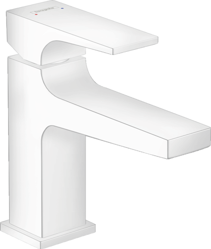 Hansgrohe FinishPlus Metropol 100 bateria umywalkowa z klik-klakiem biały matowy 32500700