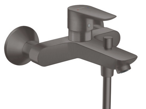 Hansgrohe FinishPlus Talis E bateria wannowa natynkowa czarny chrom szczotkowany 71740340