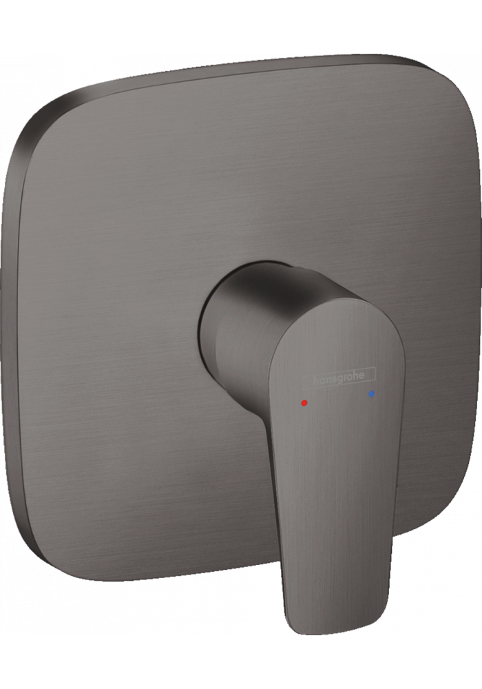 Hansgrohe FinishPlus Talis E bateria prysznicowa podtynkowa czarny chrom szczotkowany 71765340