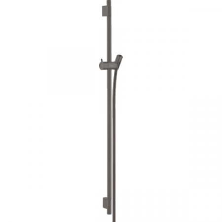 Hansgrohe Raindance Unica S Puro Drążek prysznicowy z wężem 90 cm czarny chrom szczotkowany 28631340