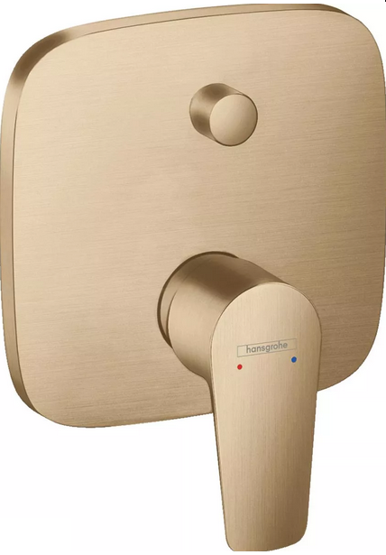 Hansgrohe FinishPlus Talis E bateria wannowa podtynkowa brąz szczotkowany 71745140