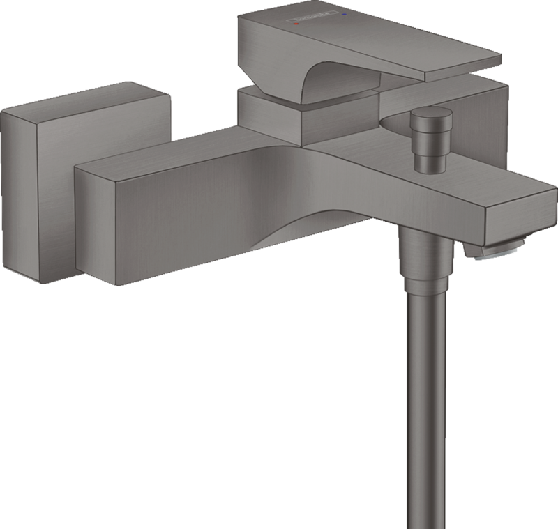 Hansgrohe FinishPlus Metropol bateria wannowa natynkowa czarny chrom szczotkowany 32540340