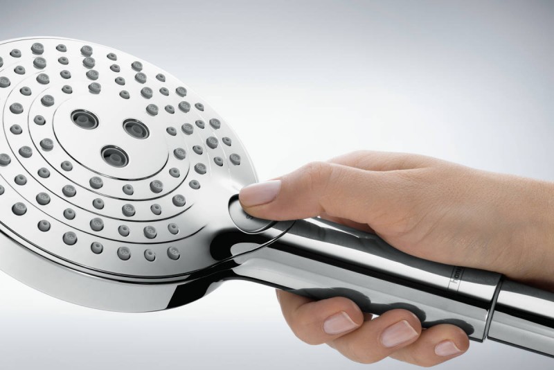 Hansgrohe Radiance Select S 3jet P PowderRain zestaw prysznicowy z drążkiem 90 cm chrom 27667000