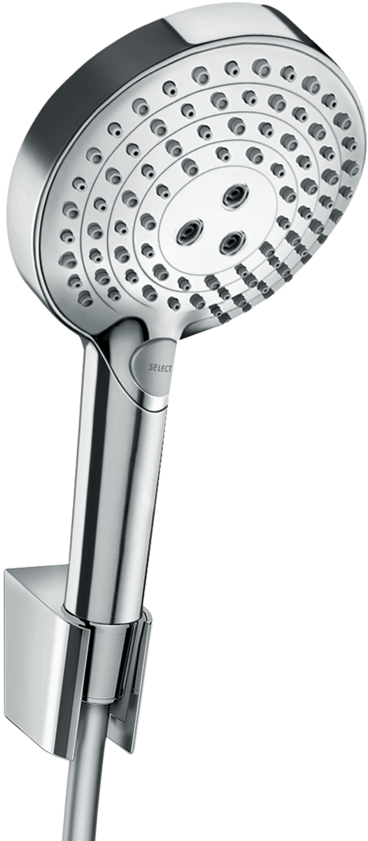 Hansgrohe Radiance Select S 120 3jet punktowy zestaw prysznicowy z wężem 120cm PowderRain chrom 27669000