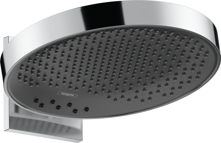 Hansgrohe FinishPlus Rainfinity 360 3jet deszczownica 36x36 cm z przyłączem ściennym PowderRain chrom 26234000