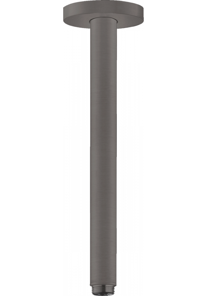 Hansgrohe FinishPlus Raindance przyłącze sufitowe 30 cm czarny chrom szczotkowany 27389340