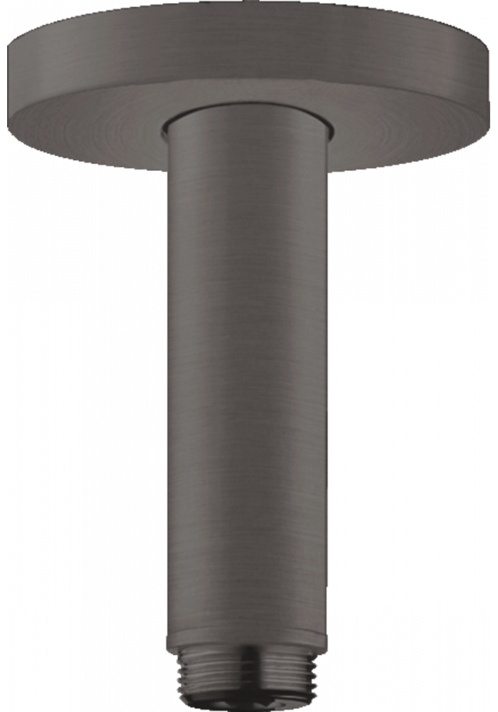 Hansgrohe FinishPlus Raindance przyłącze sufitowe 10 cm czarny chrom szczotkowany 27393340