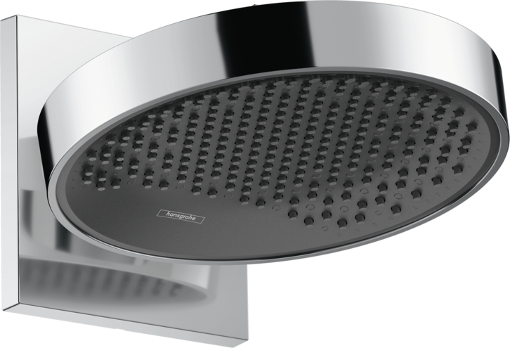 Hansgrohe Rainfinity 250 1jet deszczownica z przyłączem ściennym 25x25 cm PowderRain chrom 26226000