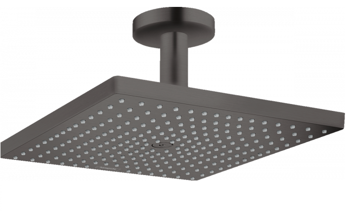 Hansgrohe FinishPlus Raindance E 300 1jet deszczownica z przyłączem sufitowym 30x30 cm czarny chrom szczotkowany 26250340