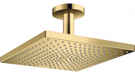 Hansgrohe FinishPlus Raindance E 300 1jet deszczownica z przyłączem sufitowym 30x30 cm złoty polerowany 26250990