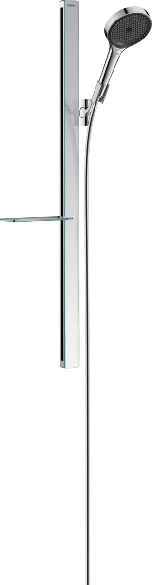 Hansgrohe Rainfinity 130 3jet EcoSmart zestaw prysznicowy z uchwytem i mydelniczką 90 cm chrom 27672000