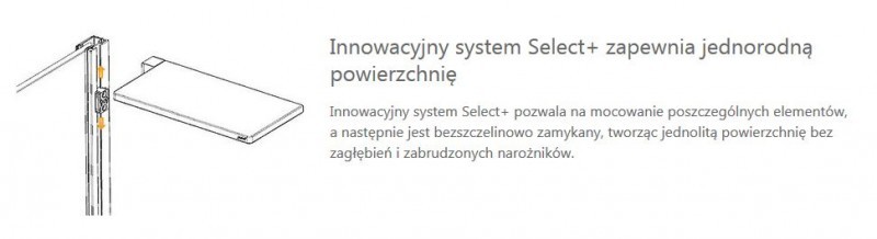 Huppe Select+ Kit zestaw do szkła hartowanego o grubości 8 mm 220 cm srebrny połysk SL3102069